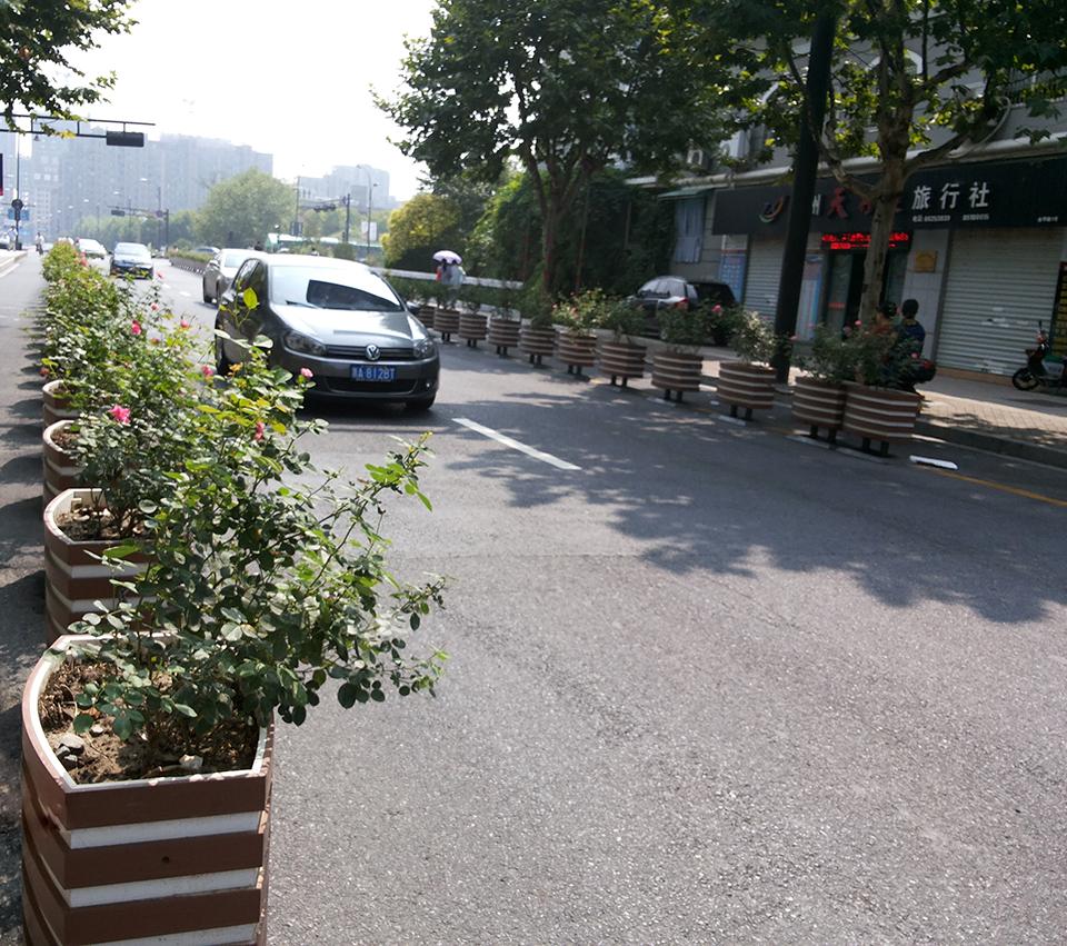 杭州金华路道路隔离绿化项目(图4)