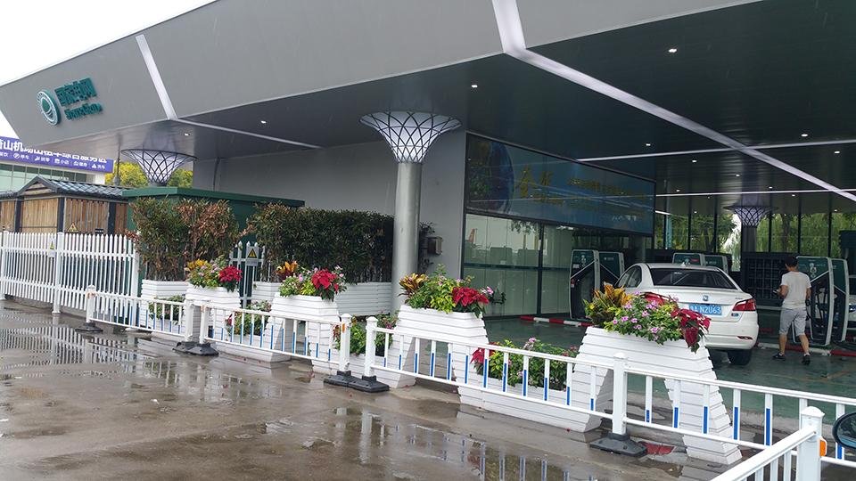 杭州机场充电站隔离绿化项目(图2)